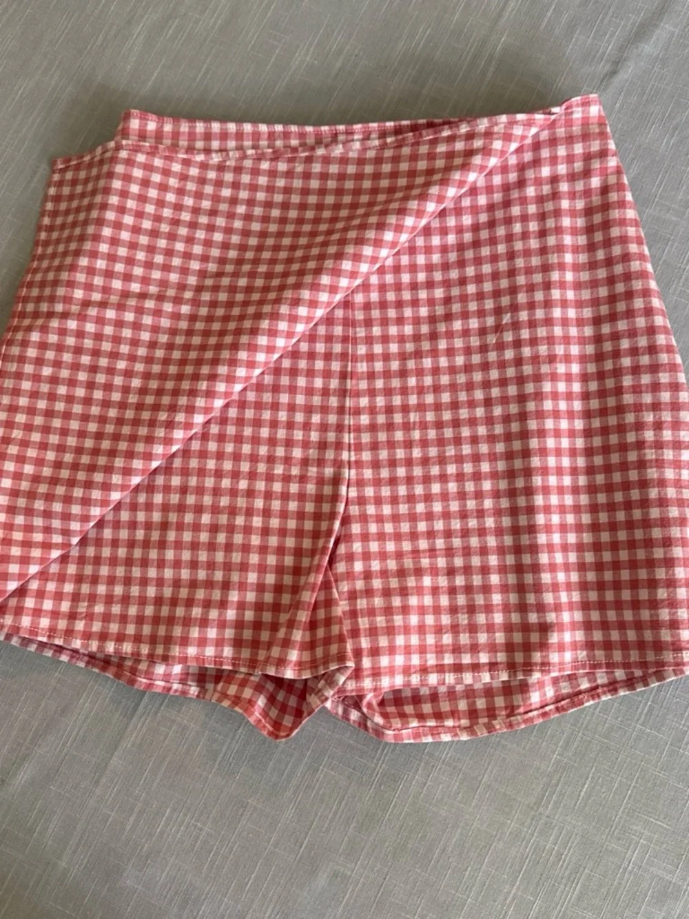 Hollister Pink and White Gingham Skort XS - Picture 2 of 3